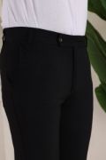 Erkek Slim Fit Likralı Bilek Boy Kumaş Pantolon resmi